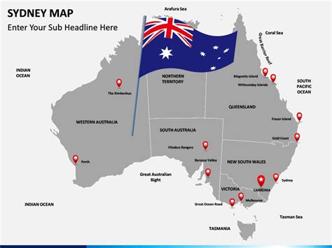Map of Sydney, Australia
